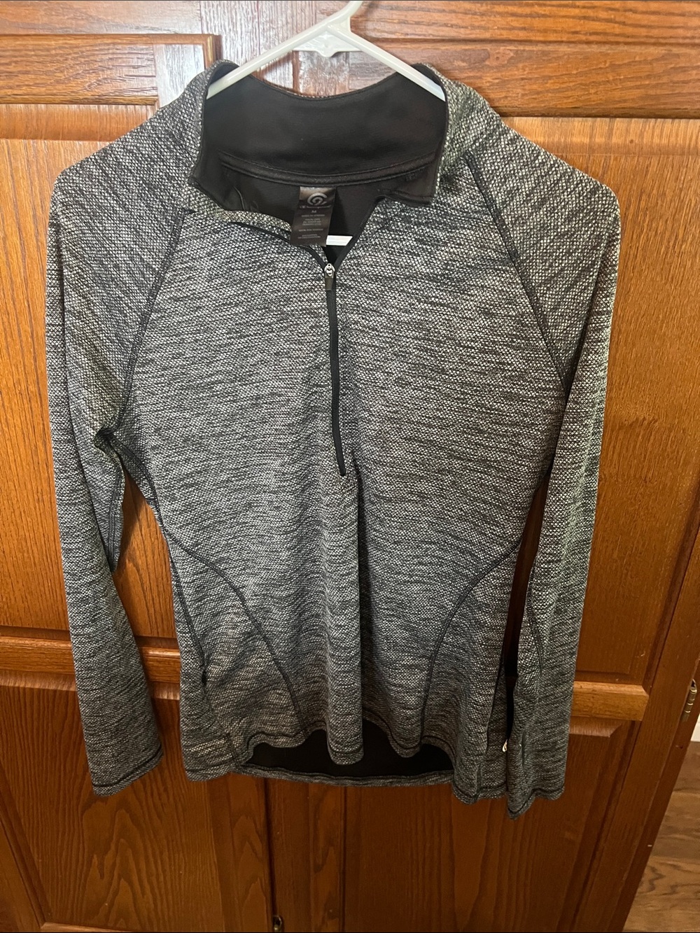 Champion Heather Gray Quarter-Zip Pullover